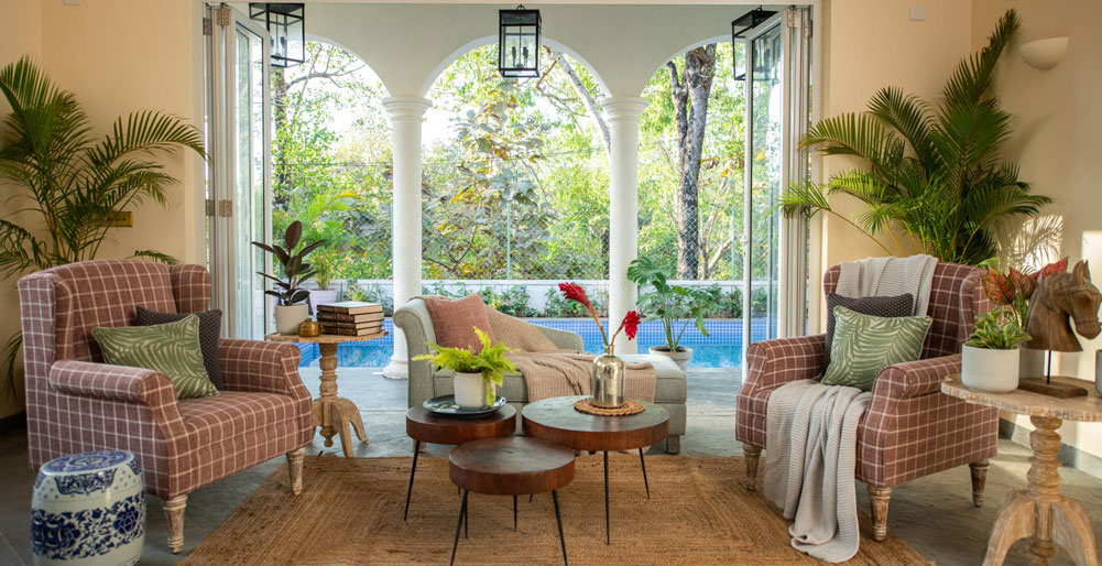 Colina Villa C - Pool view from the living area